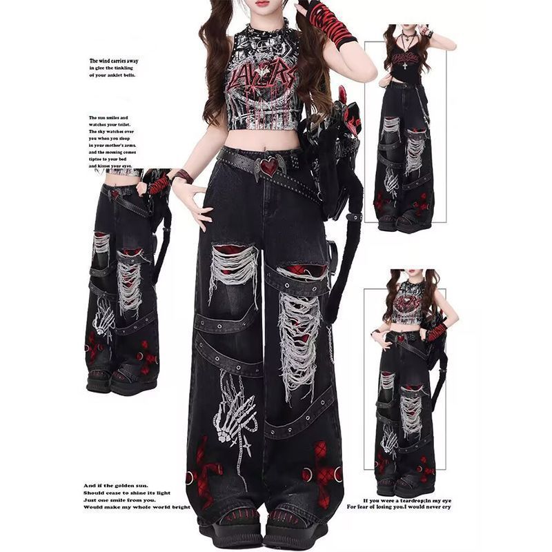 Womens Denim Trousers