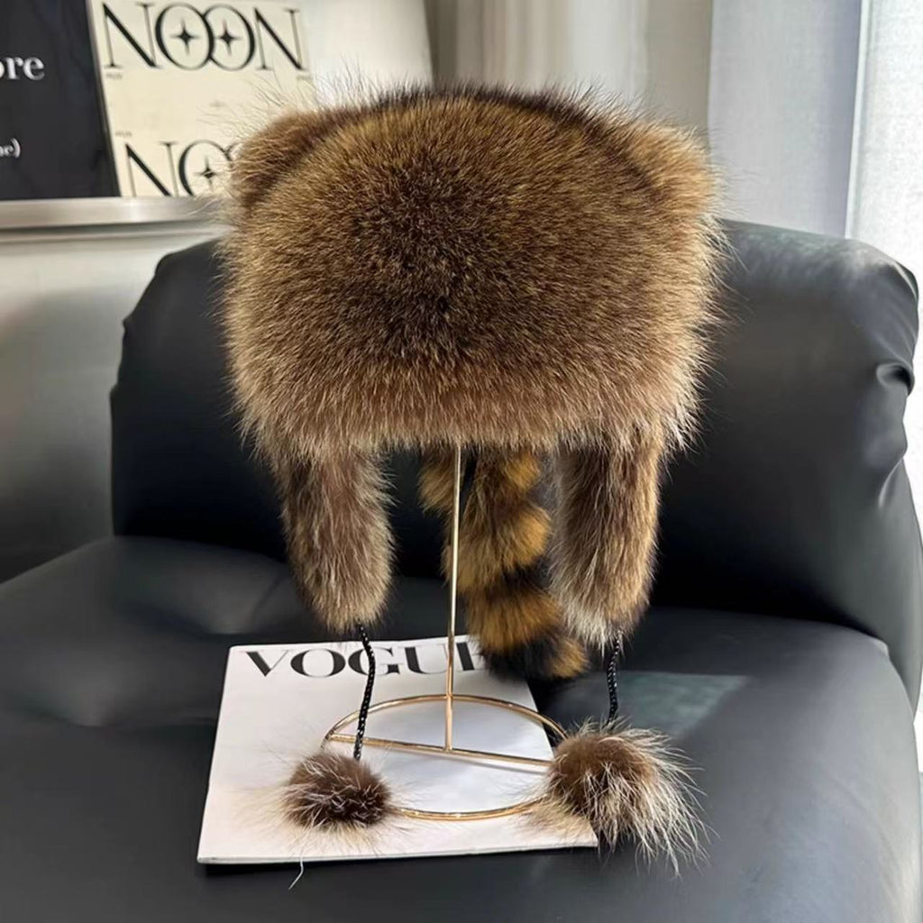 Children's warm parent-child hat