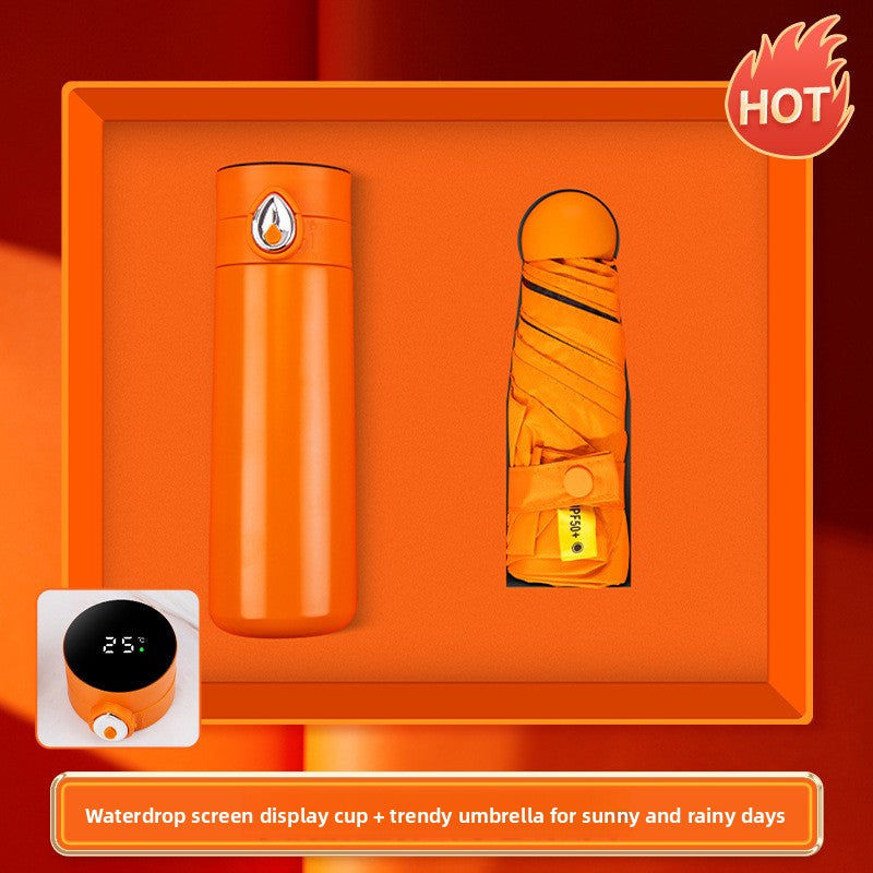 Smart Temperature Display Thermos Cup Gift Set