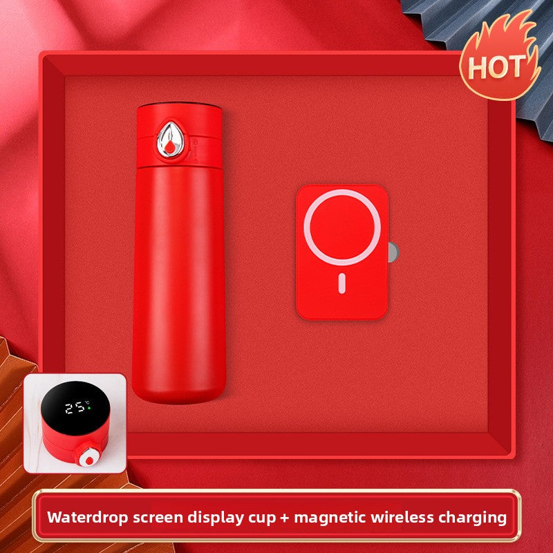 Smart Temperature Display Thermos Cup Gift Set