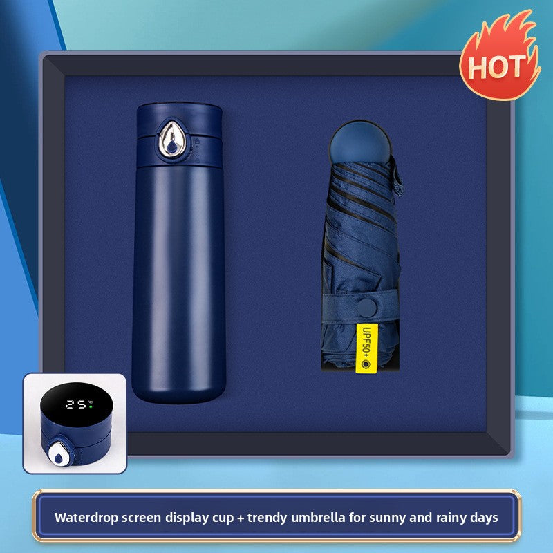 Smart Temperature Display Thermos Cup Gift Set