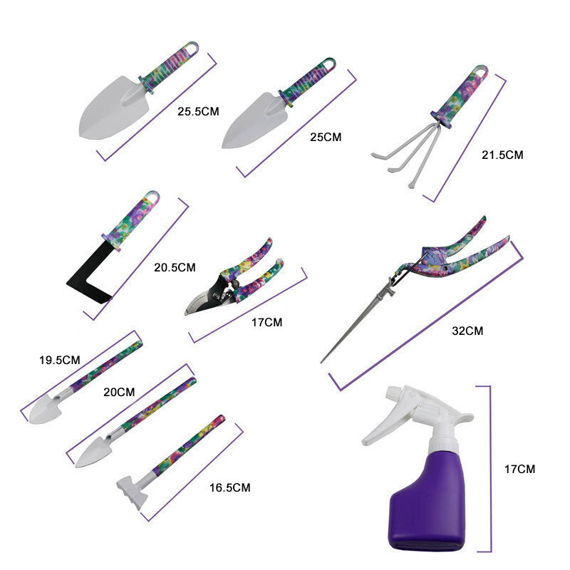 Gardening Tool Set with Shovel Pruner and Weeder
