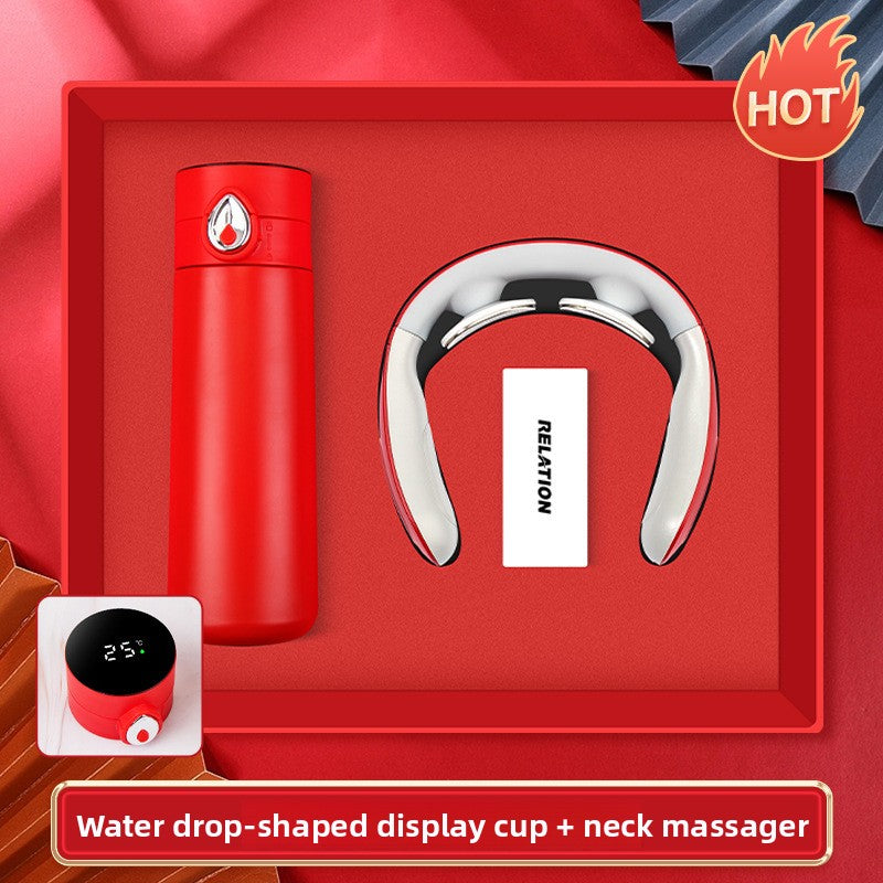 Smart Temperature Display Thermos Cup Gift Set