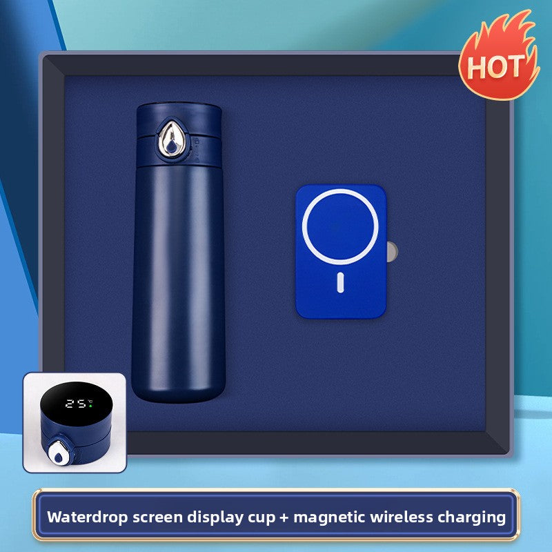 Smart Temperature Display Thermos Cup Gift Set