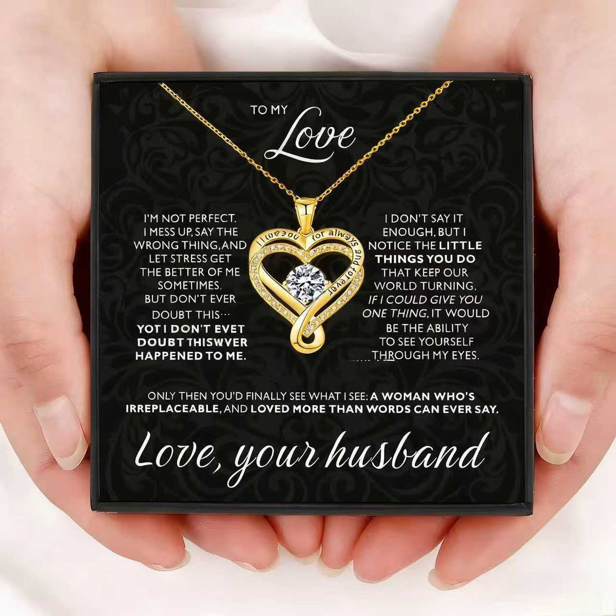 Eternal Heart Double-Layer Heart Necklace