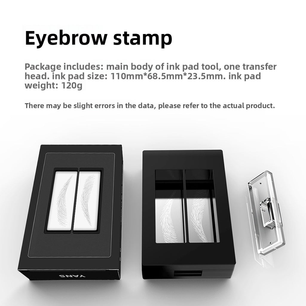 Realistic Eyebrow and Lash Stamp Kit