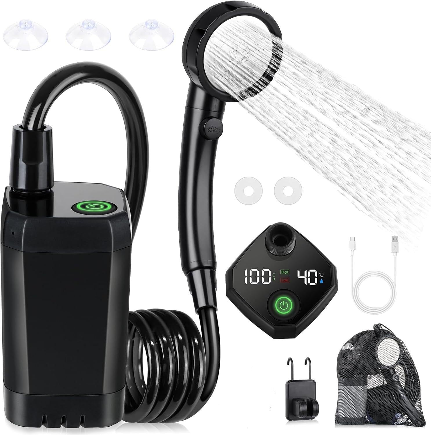 Portable Outdoor Electric Shower