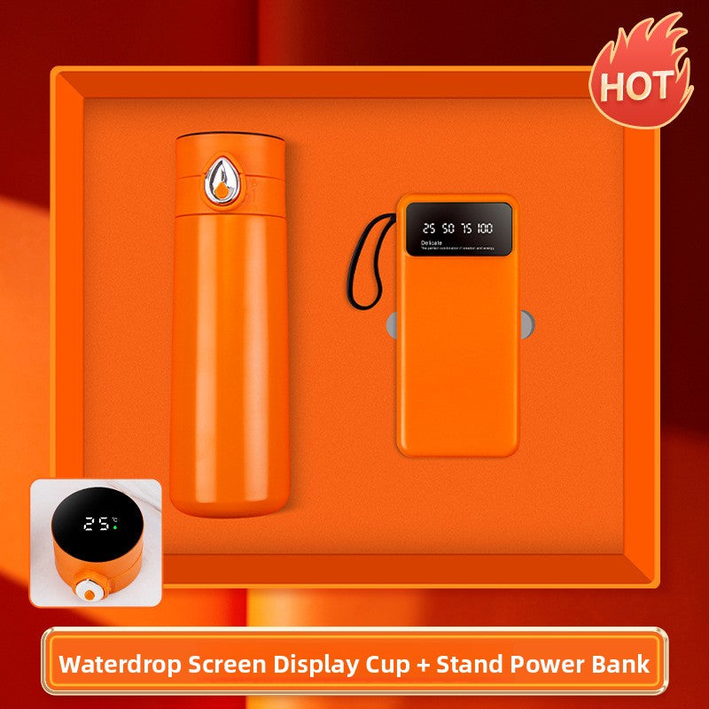 Smart Temperature Display Thermos Cup Gift Set
