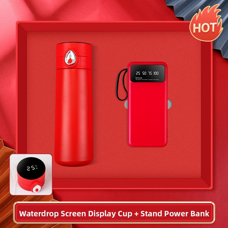 Smart Temperature Display Thermos Cup Gift Set