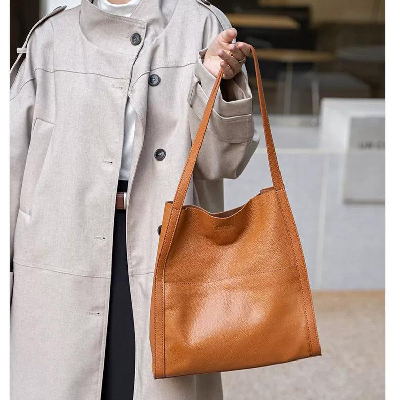 Genuine Leather Tote Bag for Women