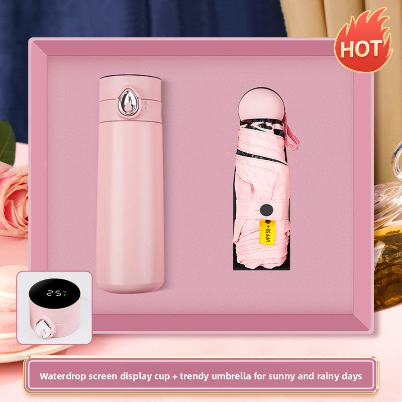Smart Temperature Display Thermos Cup Gift Set