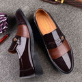 Mens Breathable Business Casual Slip-On Shoes