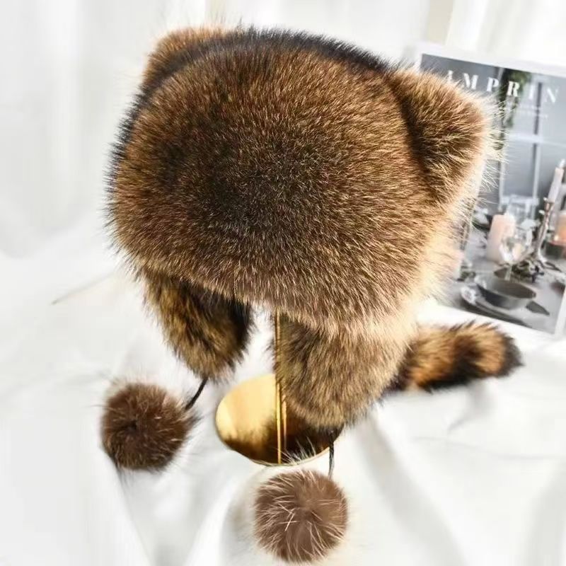 Children's warm parent-child hat