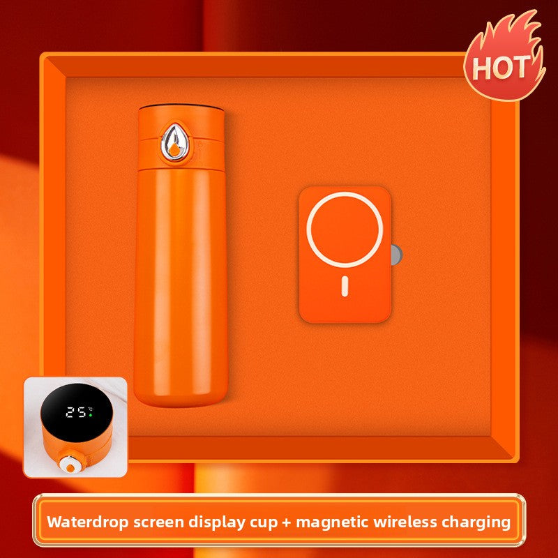 Smart Temperature Display Thermos Cup Gift Set