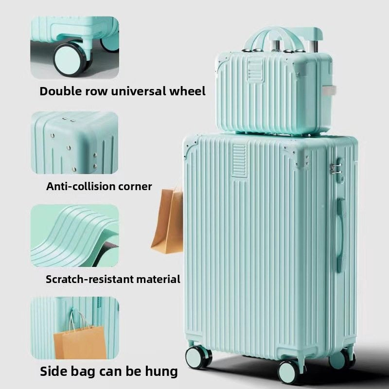 suitcase with a handle